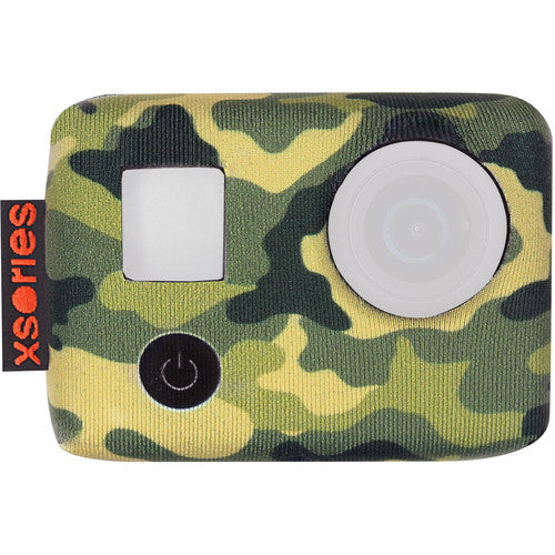 Xsories Tuxsedo,Jungle Camo Neoprene Jacket Compatible With Gopro Camera Housings