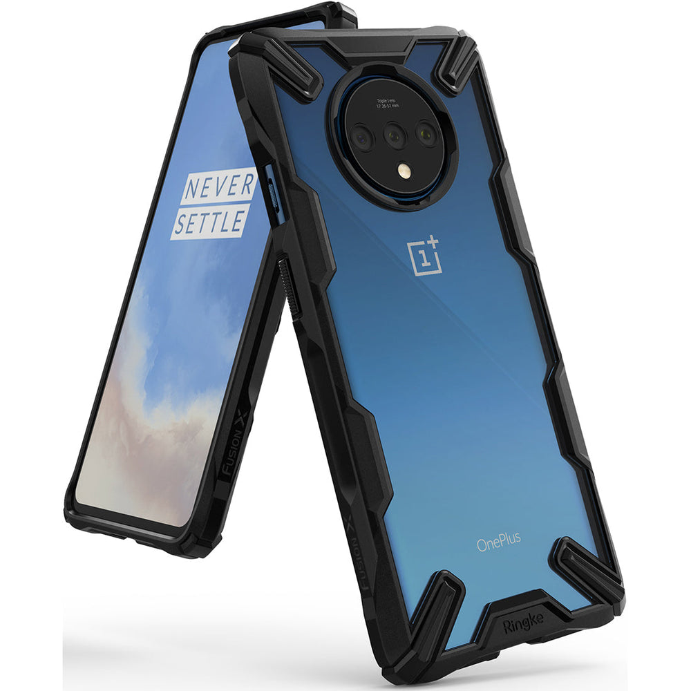 OnePlus 7T Case Cover| Fusion-X Series| Black