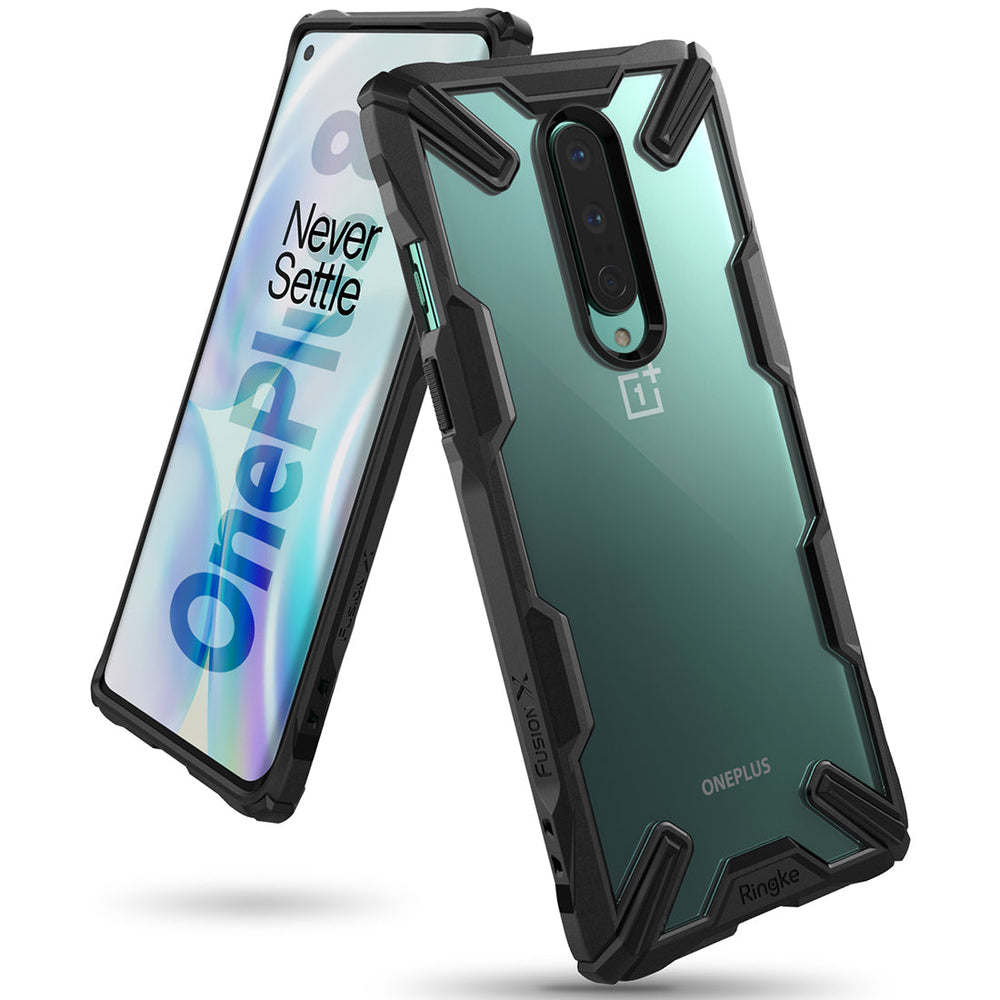 OnePlus 8 Case Cover| Fusion-X Series| Black