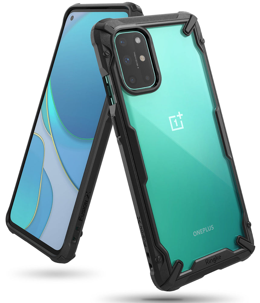 OnePlus 8T / 8T+ 5G  Case Cover| Fusion-X Series| Black