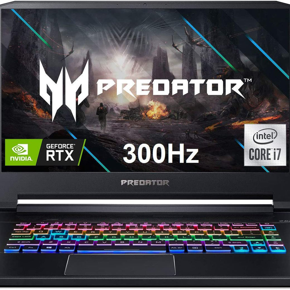 Acer Predator Triton 500 Gaming Laptop - 15.6" FHD 300Hz, Core i7-10750H, 16GB RAM, 512GB SSD, 8GB NVIDIA GeForce RTX 2070 Super - Windows 10 Home