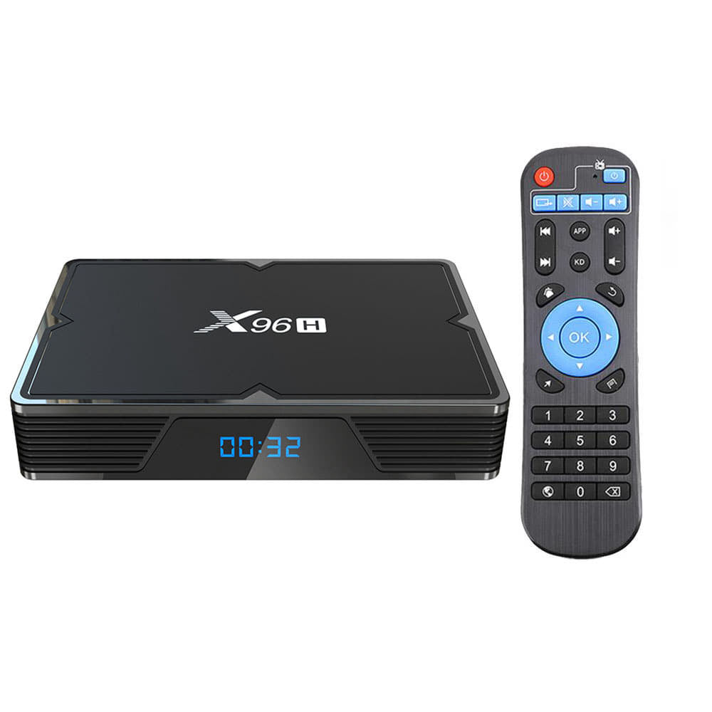 X96H Android TV Box H603 Quad-Core 64-bit ARM Cortex A53 [4GB RAM 64GB ROM] with 5G Support WIFI Bluetooth Full HD 3D 4K 6K Smart Android TV Box