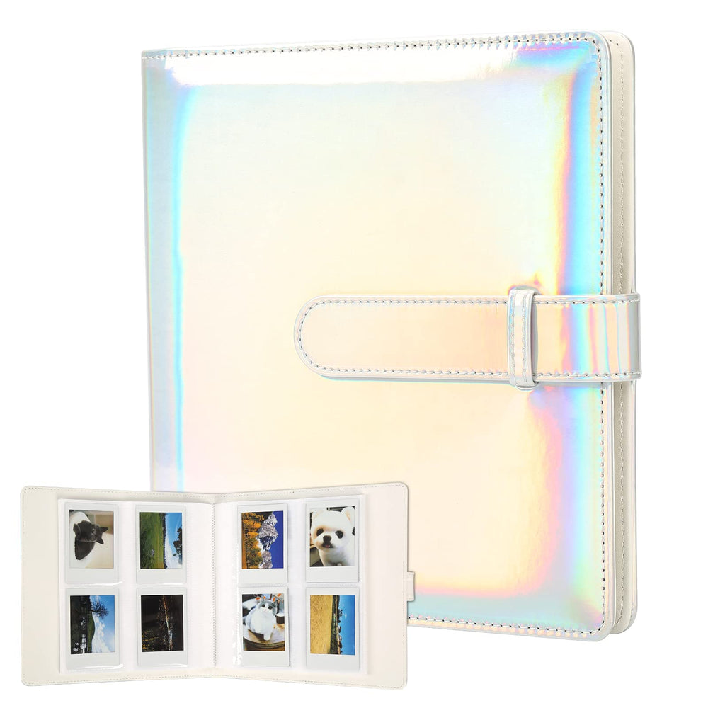 256 Pockets Polaroid Book Photo Album |Fujifilm Instax Mini 11 90 70 9 8+ 8 LiPlay Instant Camera | Silver