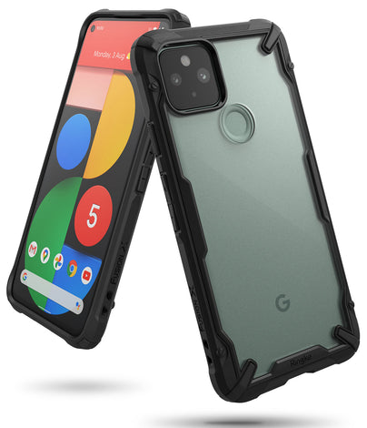 Google Pixel 5 Case Cover| Fusion-X Series| Black