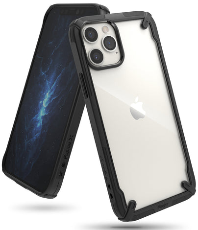 Apple iPhone 12 / 12 Pro Case Cover| Fusion-X Series| Black