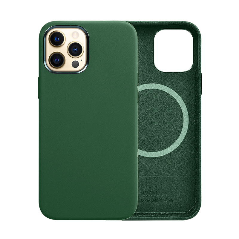 WIWU MagSafe Case For iPhone 13 Pro (6.1") - Dark Green