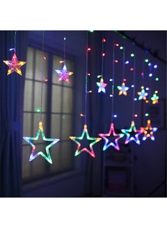 Y&D Set Of 9 LED Fairy String Star Decorative Lights Multicolor 3meter