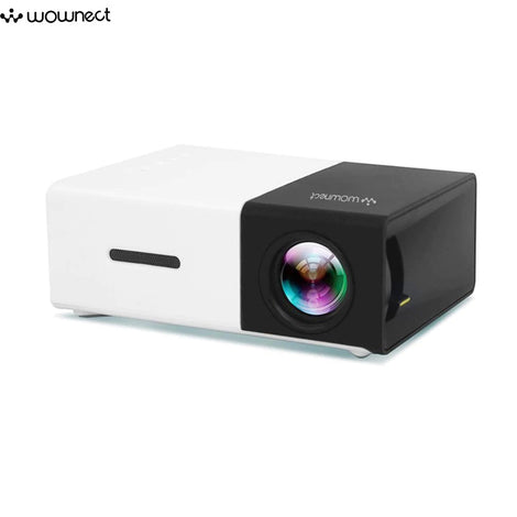 Mini Home Theater Projector YG-300 LCD LED Projector 400-600 Lumens Support 1080P with 1300mAH Battery In-Built Portable Home Cinema Projector