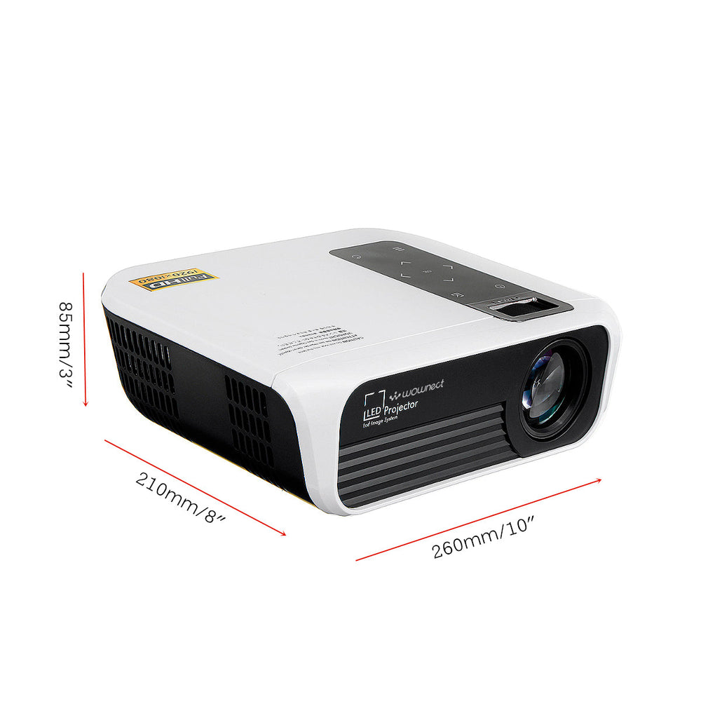 T8 Android [2GB/16GB] WiFi Home Theater LED Projector, 4500 Lumens [ Wireless Mobile Screening ] Portable Mini Home Cinema Projector