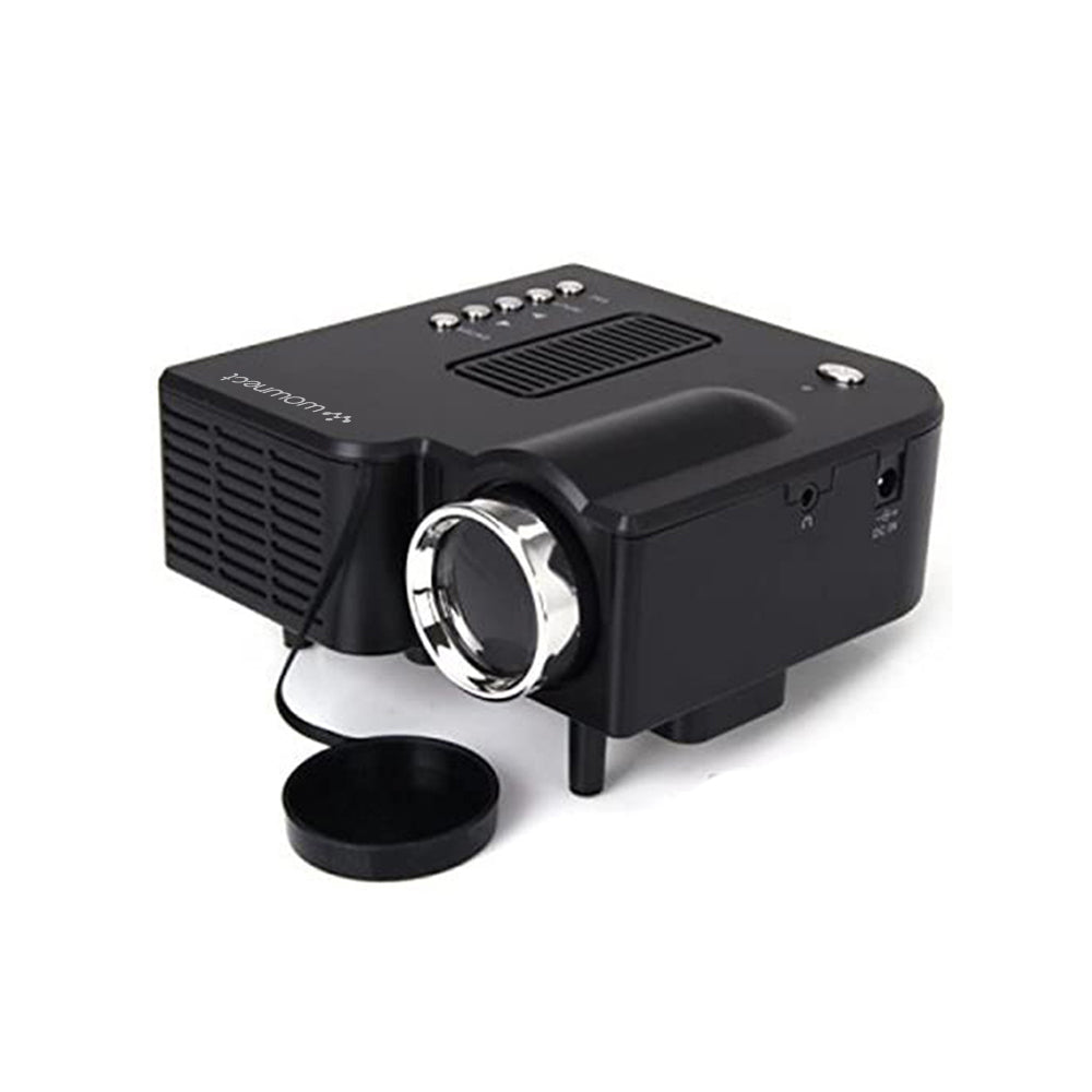 UC28+ Mini Portable LED Projector [ 320 x 240 Native Resolution ] Home Cinema Entertainment, Kids Education Projector, Gaming Projector