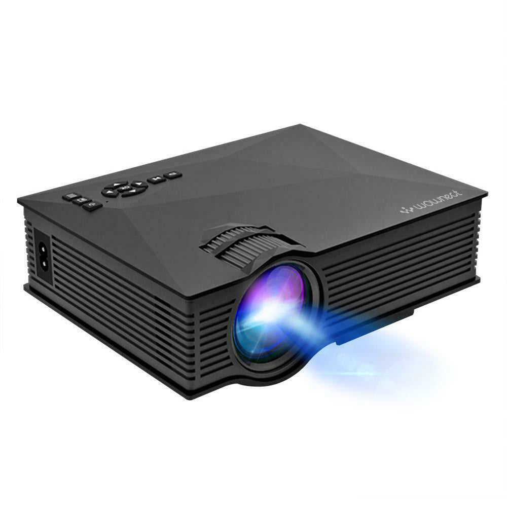 Upgraded UC68 Multimedia Home Theater Projector 1800 Lumens 80ANSI HD 1080P Projector with Airplay Miracast [ Wireless Mobile Projection ]