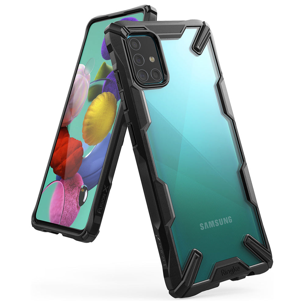 Samsung Galaxy A51 Case Cover| Fusion-X Series| Black