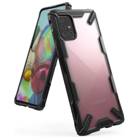 Samsung Galaxy A71 Case Cover| Fusion-X Series| Black