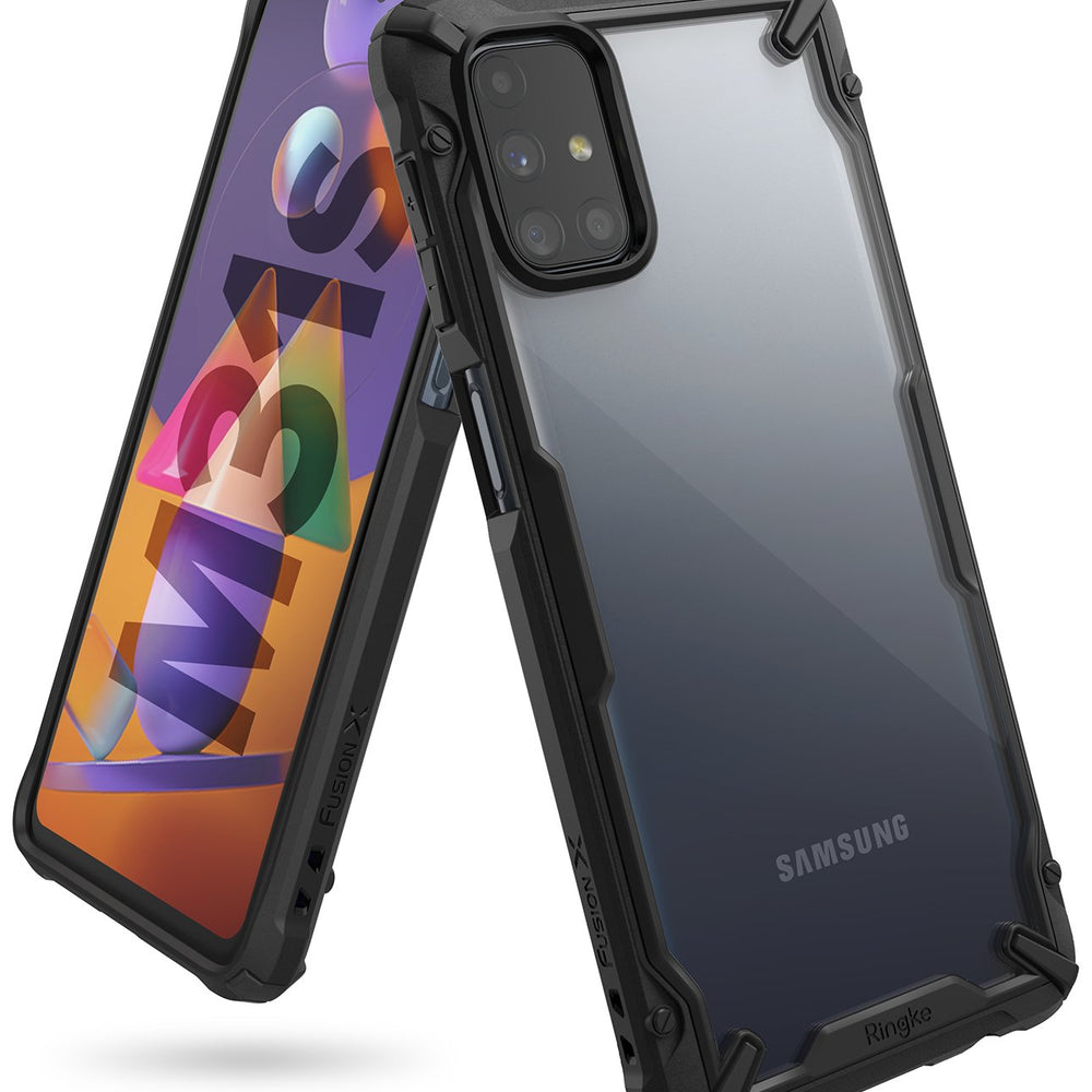 Samsung Galaxy M31S Case Cover| Fusion-X Series| Black