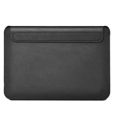 WIWU Skin Pro Genuine Leather Sleeve For Macbook 13.3&quot; - Black