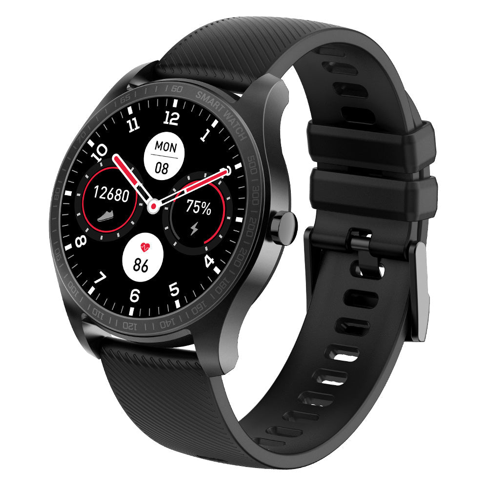 KW11 AMOLED 1.2'' Touch Screen IP68 Waterproof Smartwatch Fitness Tracker with Multi-Sport Mode Heart Rate Sensor Pedometer Compass Real Time