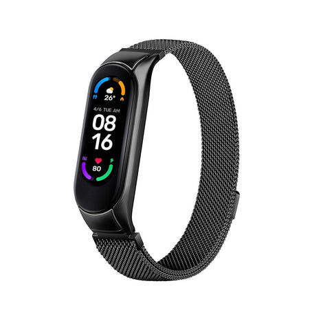 Xiaomi Band 6 /5 | Milanese Watch Band Strap | Black