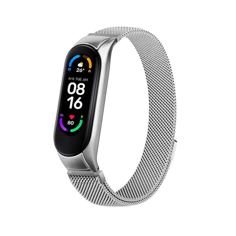 Xiaomi Band 6 /5 | Milanese Watch Band Strap | Silver