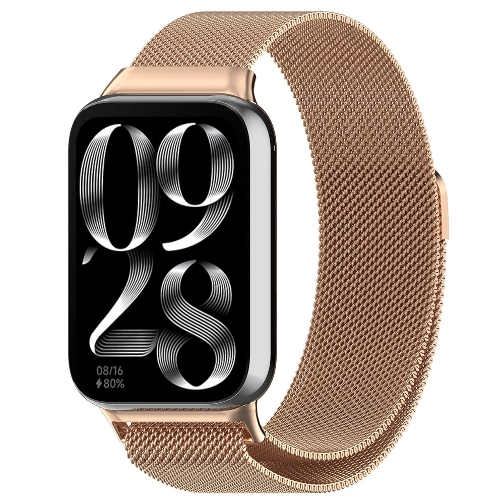 Xiaomi Mi Smart Band 8 Pro & Redmi Watch 4, Milanese Loop Strap | Rose Gold