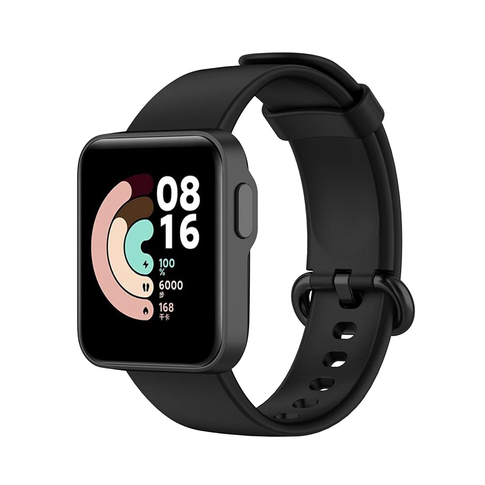 Xiaomi MI Lite /Redmi Band  | Silicone Band+Matching case  | Black