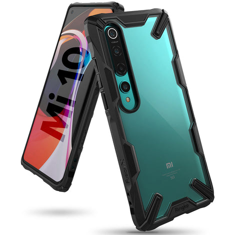 Xiaomi Mi 10 / Mi 10 Pro Case Cover| Fusion-X Series| Black