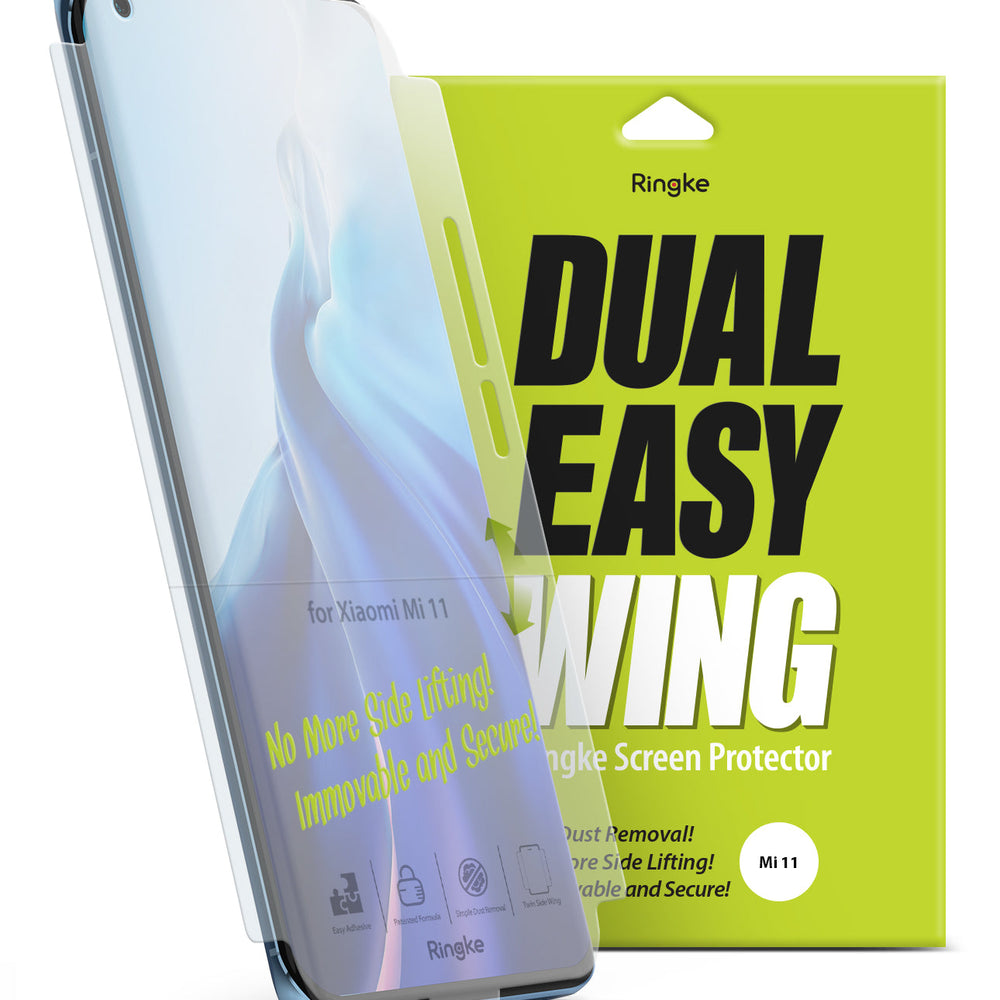 Xiaomi Mi 11 Screen Protector| Dual Easy Wing| 2 Pack