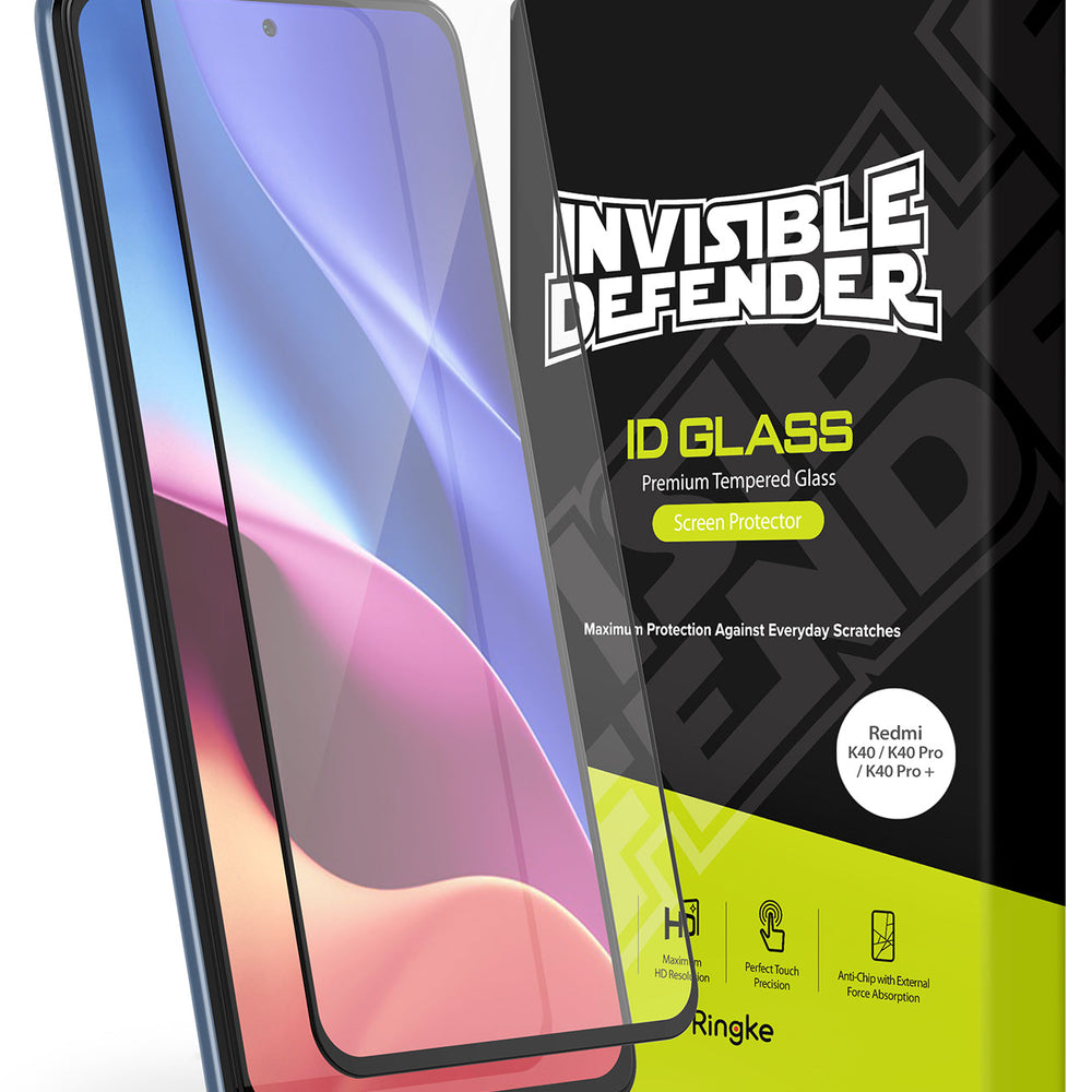 Xiaomi K40 / K40 Pro / K40 Pro + / Poco F3 / Mi 11X / Mi11i Screen Protector| Invisible Defender Full Coverage| Black