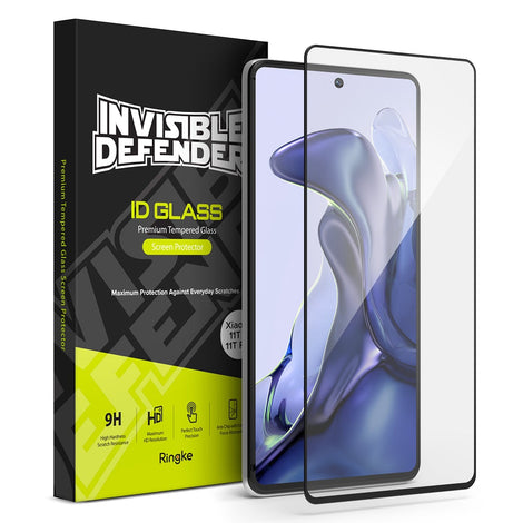 Xiaomi 11T Pro Screen Protector| Invisible Defender Full Coverage| Black