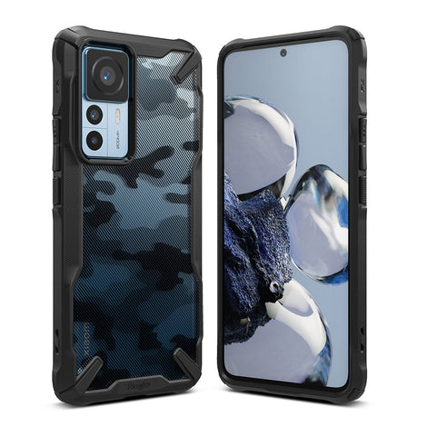 Xiaomi 12T/ 12T Pro Case | Fusion-X Series | Camo Black