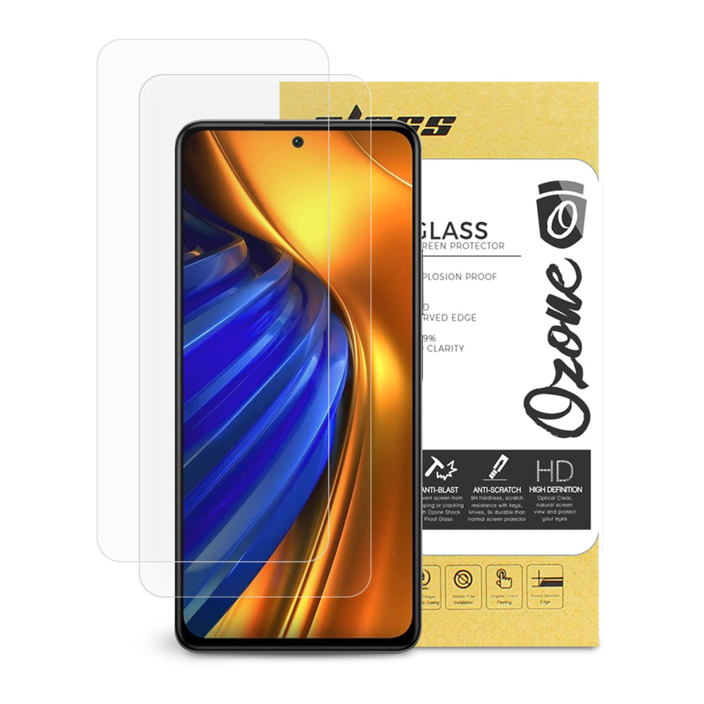 Xiaomi Poco F4 5G Screen Protectors | Tempered Glass  | Pack of 2