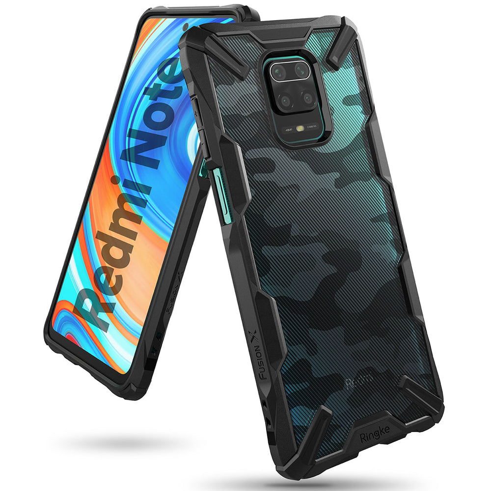 Redmi Note 9 Pro Max / 9 Pro / 9S Case Cover| Fusion-X Series| Camo Black