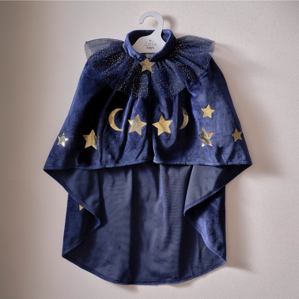 Wizardess Navy Cape