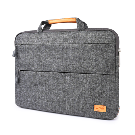 WIWU Smart Stand Laptop Sleeve Case Bag For Macbook Pro/Laptop 15.4&quot; - Gray