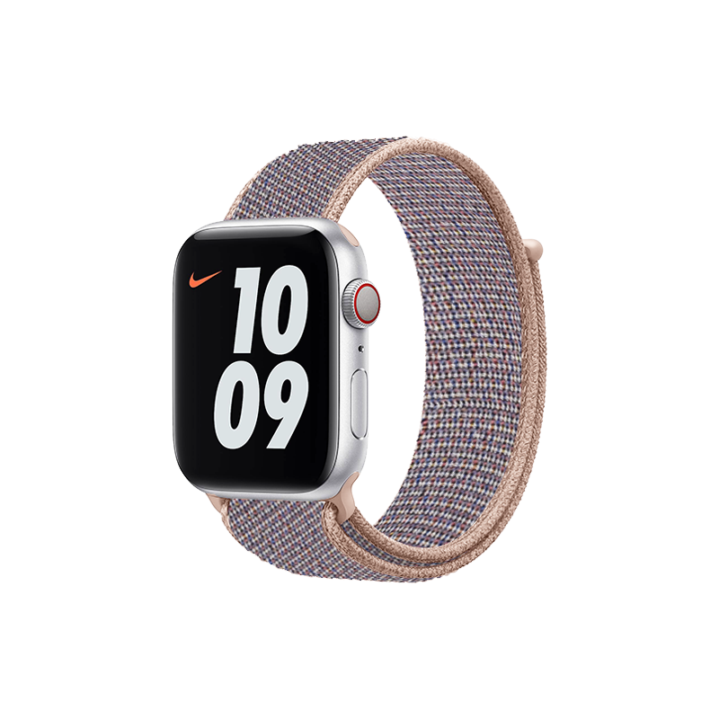 WIWU Sport Loop Nylon Watchband For iWatch (38-40mm) - Powder Sand