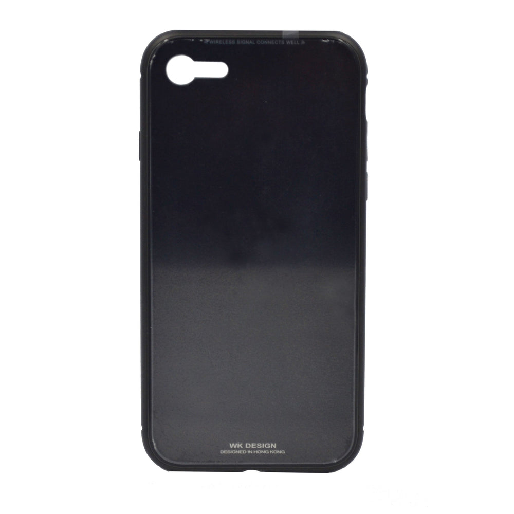 WK Magnetic Glass Case iPhone 8 - Black