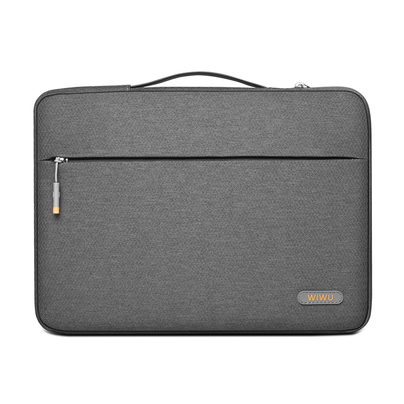 WIWU Pilot Water Resistant High-Capacity Laptop Sleeve Case 14" - Grey