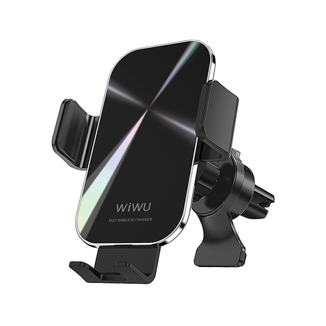 WIWU Liberator 15W Wireless Charging Car Mount - Black