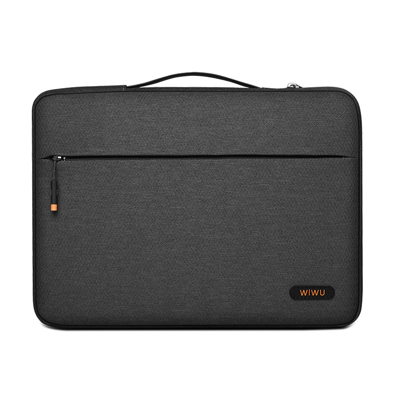 WIWU Pilot Water Resistant High-Capacity Laptop Sleeve Case 14" - Black