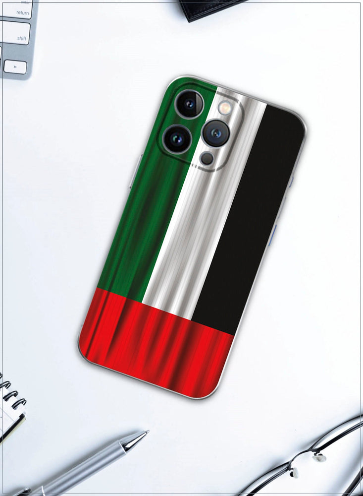 for iPhone 13 Pro Max Case, Shockproof Protective Phone Case Cover for iPhone 13 Pro Max, with UAE flag Pattern