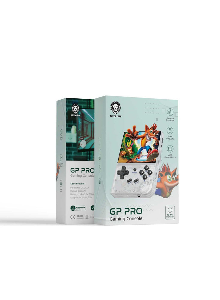 GP PRO Gaming 17 console in 1  with more than 5400 games and  10Hrs Standby - transparent