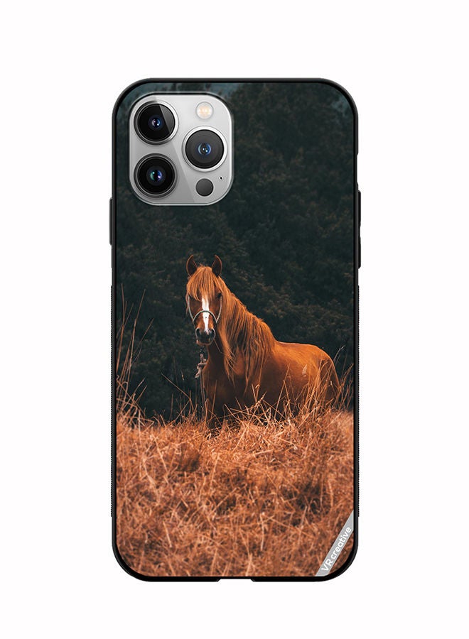 Protective Case Cover For Apple iPhone 11 Pro Max Royal Horse Design Multicolour