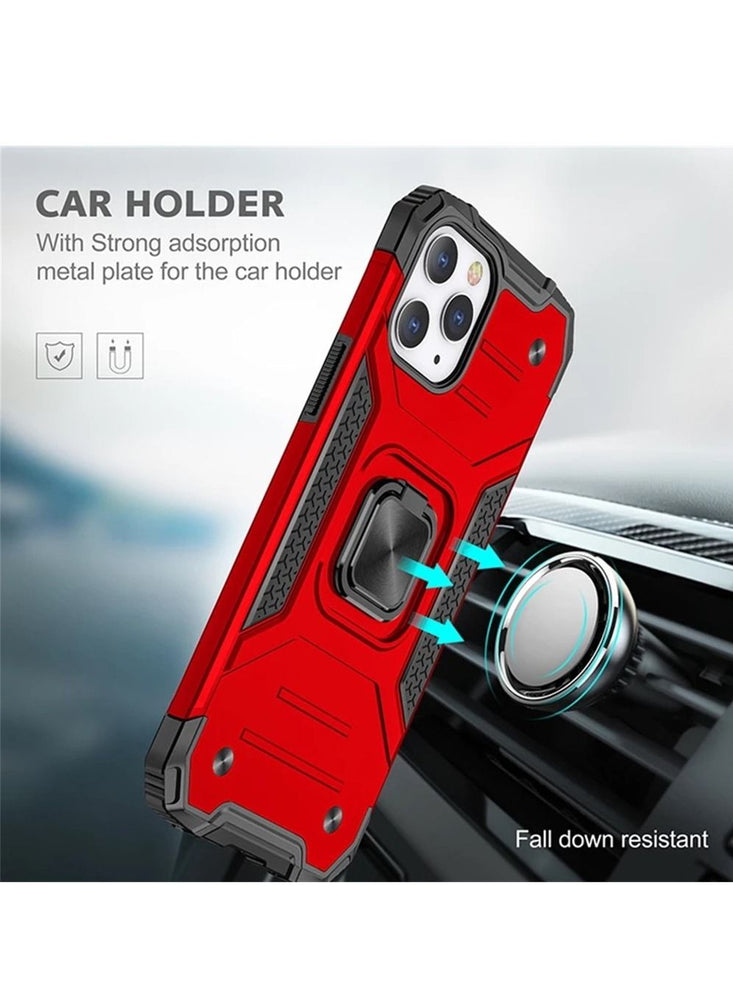 Phone Protect Case with Metal Rotating Ring Magnetic Kickstand For iPhone 13 mini