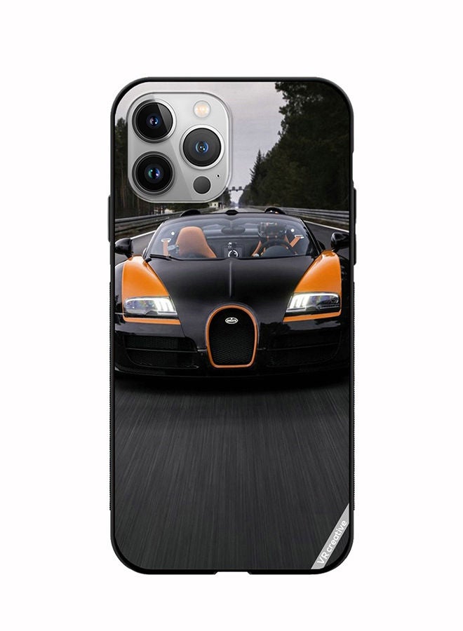 Protective Case Cover For Apple iPhone 12 Pro Buggati Chiron Design Multicolour