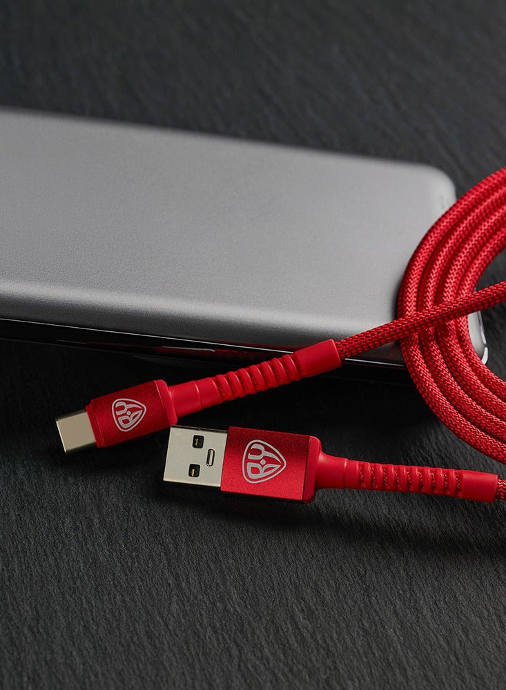 2 Pack USB C Cable 2M 3A Fast Charging Cable USB Type C Charger Compatible with Samsung S21 S20 Huawei P30 P20 Xiaomi Mi Ultra A2 Mi 9 etc QC3.0 Color Red