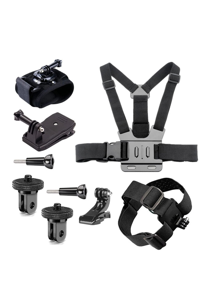 Camera Accessory Kit Chest Mount Wrist Strap Backpack Clip Mount for Insta360 One X3/One X2/Insta360 One RS/Go2 Compatible with GoPro Hero 11/Hero 9/ Hero 8/Hero 7