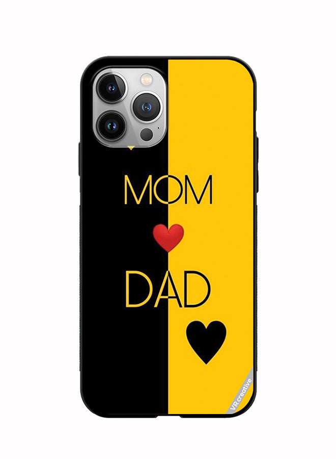 Protective Case Cover For Apple iPhone 11 Pro Max Mom Love Dad Design Multicolour