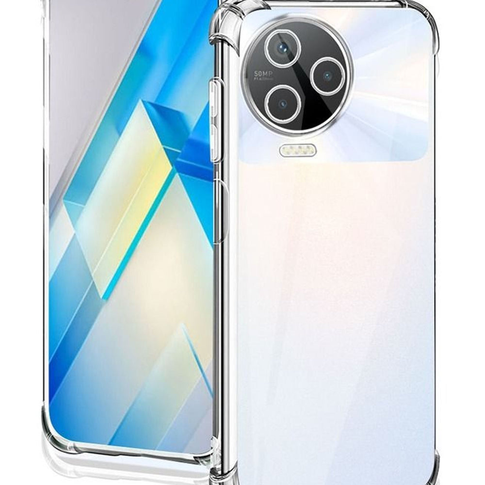 Infinix NOTE 12 PRO 4G Case Cover with Camera Protection, Protective Shock Absorption Bumper soft Transparent Clear Case For Infinix NOTE 12 PRO 4G