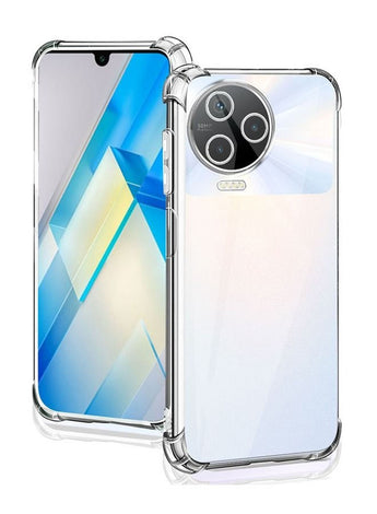 Infinix NOTE 12 PRO 4G Case Cover with Camera Protection, Protective Shock Absorption Bumper soft Transparent Clear Case For Infinix NOTE 12 PRO 4G