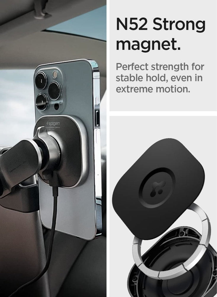 OneTap Pro MagSafe Wireless Charger Car Mount for Tesla Model 3 / Y / S (2021) / X (2021) Compatible with iPhone 15 Pro Max, 15 Pro, 15 Plus, 15, 14, 13 and 12 Series