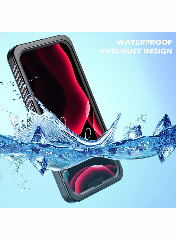 Case for iPhone 13 Pro Max Waterproof Built in Screen Protector Full Body Rugged Duty Protection Antiscratch Shockproof Protective Compatible with 6.7'' Black